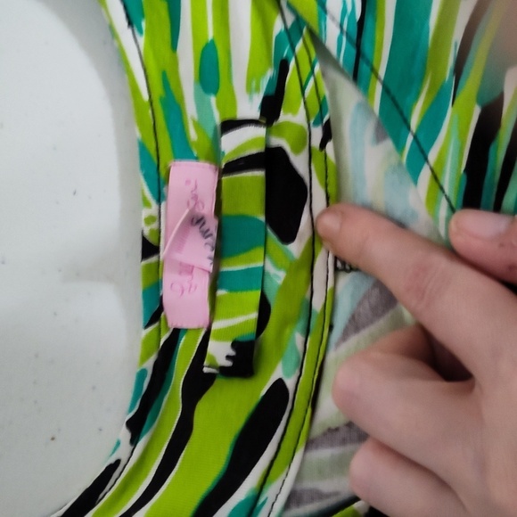 Lilly Pulitzer long sleeve Westerly Greens With Envy Dress XS - Picture 8 of 11